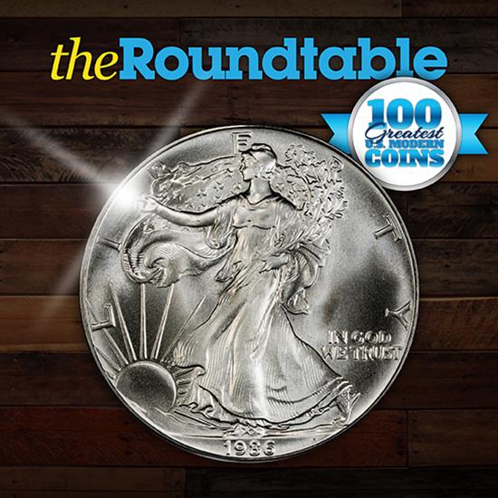 100 Greatest U.S. Modern Coins Series: 1986 $1 American Silver Eagle 100 Greatest U.S. Modern Coins Series: 1986 $1 American Silver Eagle