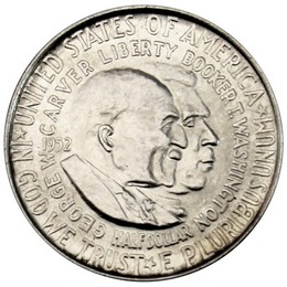 1952 P Washington/Carver Commemorative Half Dollar Brilliant Uncirculated 1952 P Washington/Carver Commemorative Half Dollar Brilliant Uncirculated