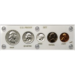 1961 Proof Set (Acrylic Holder) 1961 Proof Set (Acrylic Holder)