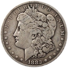 1882 CC Morgan Silver Dollar Very Good - Fine 1882 CC Morgan Silver Dollar Very Good - Fine