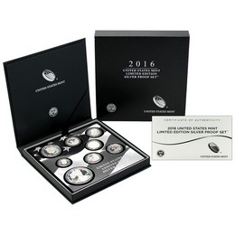 2016 United States Mint Limited Edition Silver Proof Set 2016 United States Mint Limited Edition Silver Proof Set