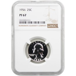 1956 Proof Washington Quarter NGC PF67 1956 Proof Washington Quarter NGC PF67