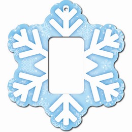 Christmas Snowflake Foam Core Ornament for 1 Ounce Bar Christmas Snowflake Foam Core Ornament for 1 Ounce Bar