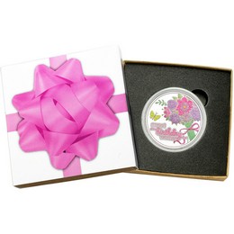 2026 Sweet Birthday Wishes Flowers 1oz .999 Silver Medallion Enameled in Gift Box 2026 Sweet Birthday Wishes Flowers 1oz .999 Silver Medallion Enameled in Gift Box