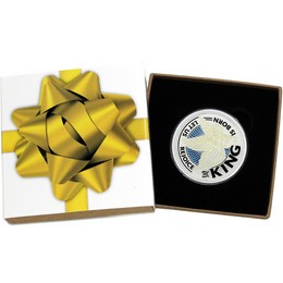 2026 Let Us Rejoice the King is Born 1oz .999 Silver Medallion Enameled in Gift Box 2026 Let Us Rejoice the King is Born 1oz .999 Silver Medallion Enameled in Gift Box