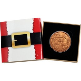 2026 Santa Claus Mailbox Letters 1oz Copper Medallion in Gift Box 2026 Santa Claus Mailbox Letters 1oz Copper Medallion in Gift Box