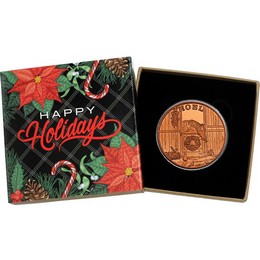2026 Noel Horse and Woodland Creatures Farm Scene 1oz Copper Medallion in Gift Box 2026 Noel Horse and Woodland Creatures Farm Scene 1oz Copper Medallion in Gift Box