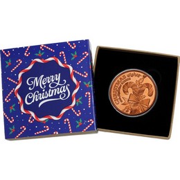 2026 Christmas Wishes Candy Canes 1oz Copper Medallion in Gift Box 2026 Christmas Wishes Candy Canes 1oz Copper Medallion in Gift Box