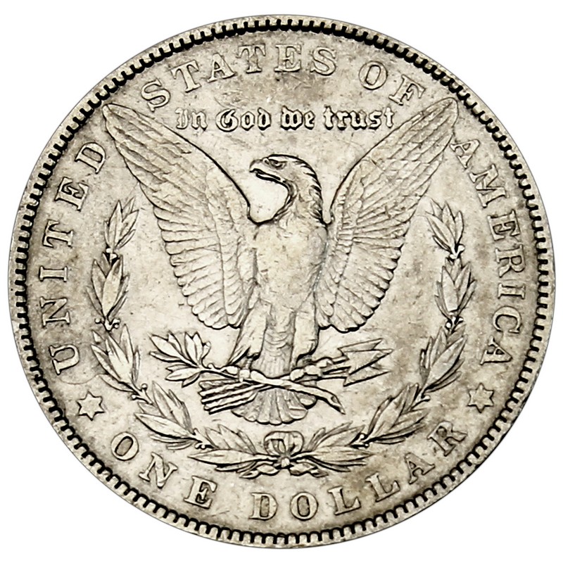 1902 P Morgan 90% Silver Dollar in XF/UNC condition