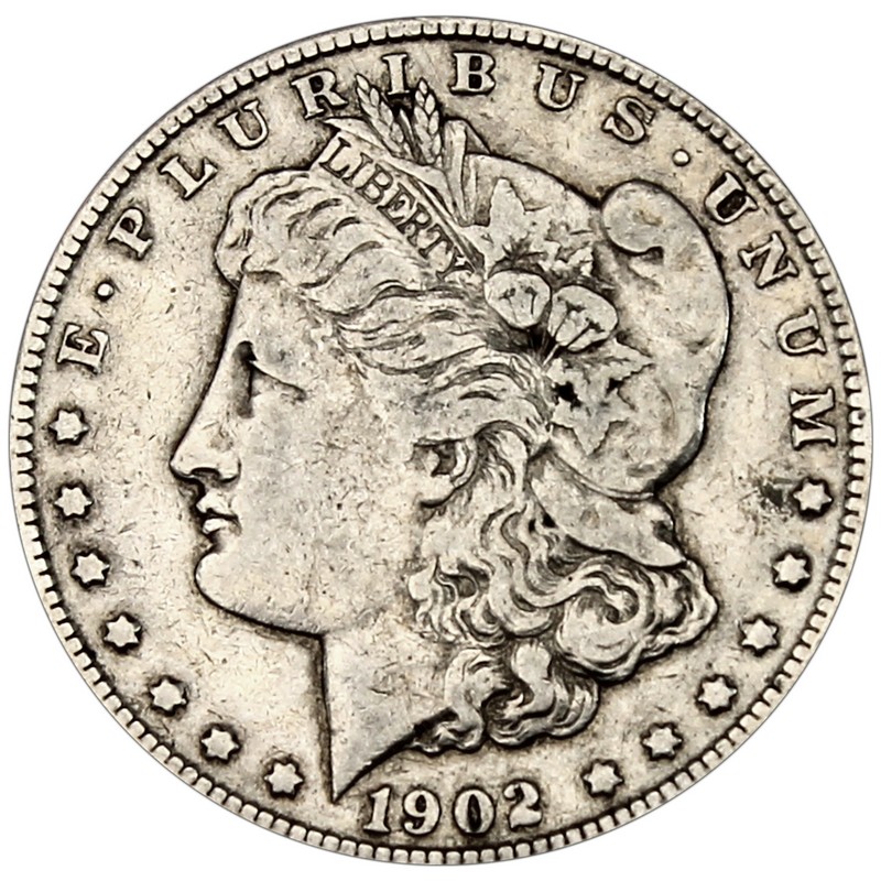 1902 O Morgan 90% Silver Dollar in XF/UNC condition