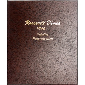 1946 - 2023 Roosevelt Dime Deluxe Set in Dansco Album