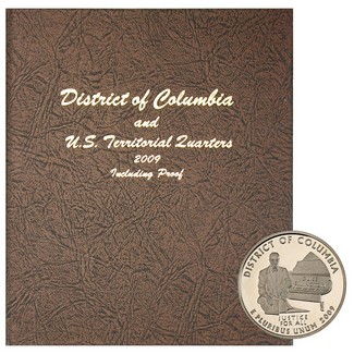 2009 D.C. & U.S. Territories Deluxe Quarters in Dansco Album