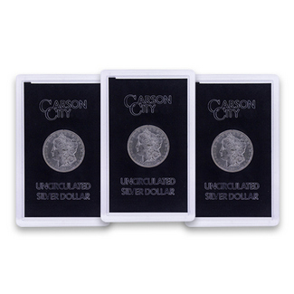 1882 CC 1883 CC and 1884 CC GSA Morgan Silver Dollars BU