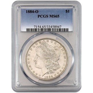 1884-O Morgan Dollar NGC MS-65