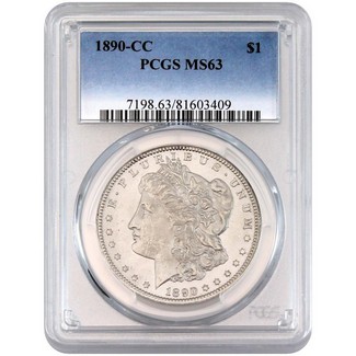 1890-CC Morgan Dollar PCGS MS-63