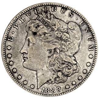 1888 O Morgan 90% Silver Dollar in VG/VF condition