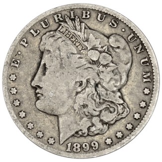1899 O Morgan 90% Silver Dollar in XF/UNC condition