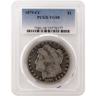 1879-CC Morgan Dollar PCGS VG-8