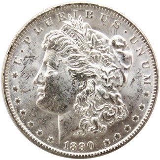 1890 O Morgan Dollar Brilliant Uncirculated Condition