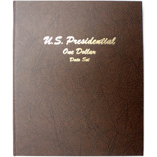 U.S. Proof Presidential Dollar Date Set in Dansco Album (39 Coins)