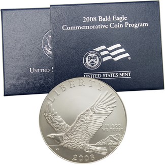 2008 P Bald Eagle BU Dollar OGP