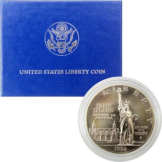 1986 Statue of Liberty Commem BU Dollar OGP