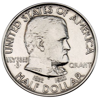 1922 Grant Commem Half Dollar AU/BU