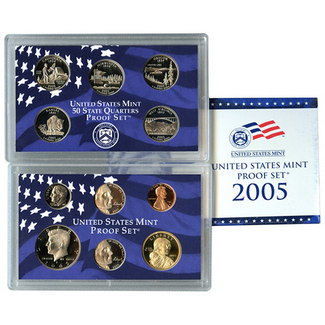 2005 Proof Set in OGP (11 coins)