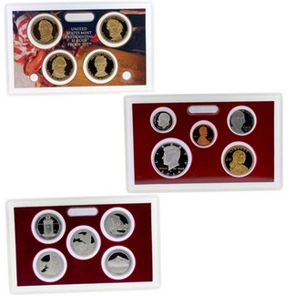 2010 Silver Proof Set in OGP (14 coins)