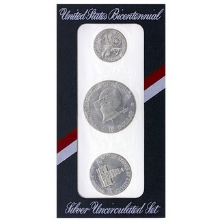 1976 3 Piece Silver Mint Set OGP