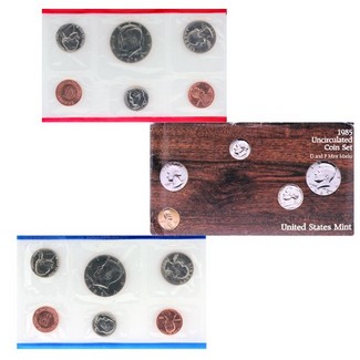 1985 Mint Set in OGP (10 coins)