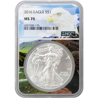 2016 Silver Eagle NGC MS70 Eagle Core