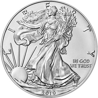 2019 W Burnished Silver Eagle OGP