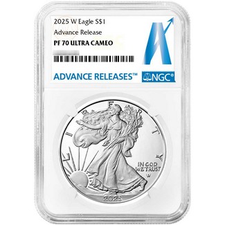 2025 W Proof Silver Eagle NGC PF70 UC AR