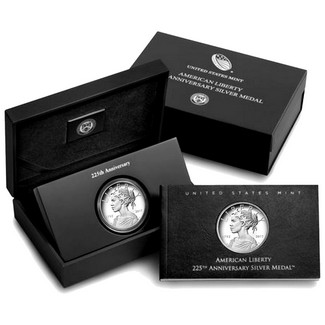 2017 P American Liberty Silver Medal 225th Anniversary OGP