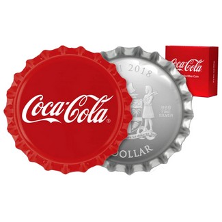 2018 Silver Coca-Cola® Bottle Cap