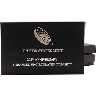 225th Anniversary Enhanced Uncirculated Coin Set OGP (3 Count)
