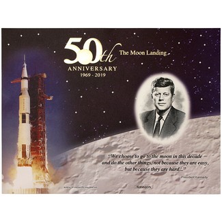 Apollo 11 50th Anniversary 2019 Engraved Print: Mission