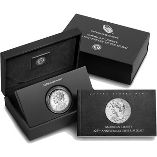 2017 American Liberty 225th Anniversary Silver Medal in OGP