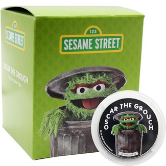 2022 Samoa $5 Sesame Street Oscar the Grouch 1 oz Silver Colorized Proof Like Coin with Trash Can