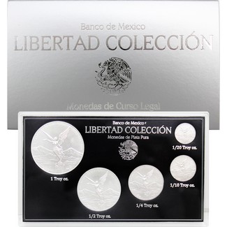 2022 Mexico Mint State Silver Libertad Set