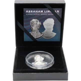 2022 $2 Fiji 1oz Silver 100th Anniversary of the Lincoln Memorial Abraham Lincoln UHR Coin