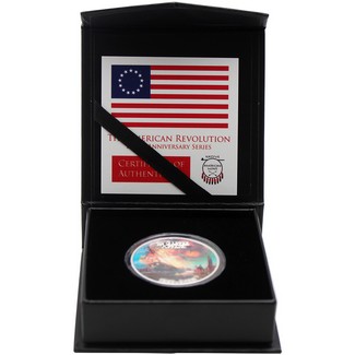 2022 $1 The Gaspee Affair 1 oz. Colorized Proof Coin