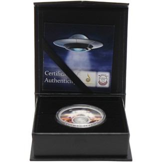 2024 $1 Proof Mesa Grande 1oz Colorized Silver Built By Aliens--Egyptian Pyramids Coin with COA and OGP