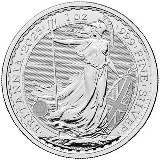 2025 Great Britain 1oz Silver Britannia BU