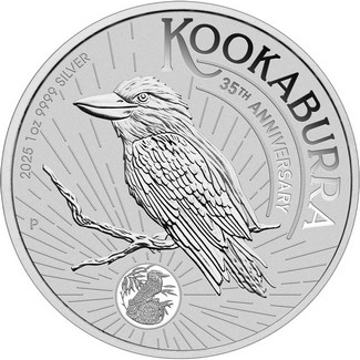 2025 Australia 1oz Silver Kookaburra BU