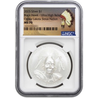 2025 $1 Burnished Oglala Lakota Sioux Nation Native American Chief ...