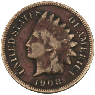 1908 S Indian Cent Good to Better Condition