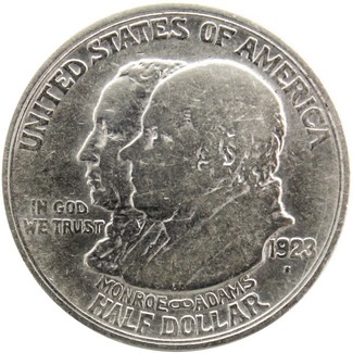 1923-S Monroe Commem Half Dollar XF