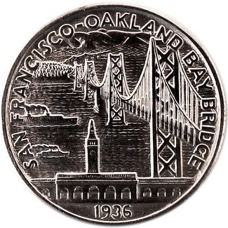 1936 Bay Bridge Commem Half Dollar BU